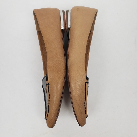 Coach walsh tan leather flats - Picture 6 of 8